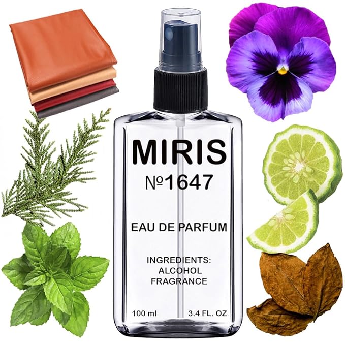 MIRIS No. 1647, Inspired by Gu by Gu Pour Homme 2008, Long-Lasting Eau de Parfum for Men, Spray 3.4 Fl Oz / 100 ml