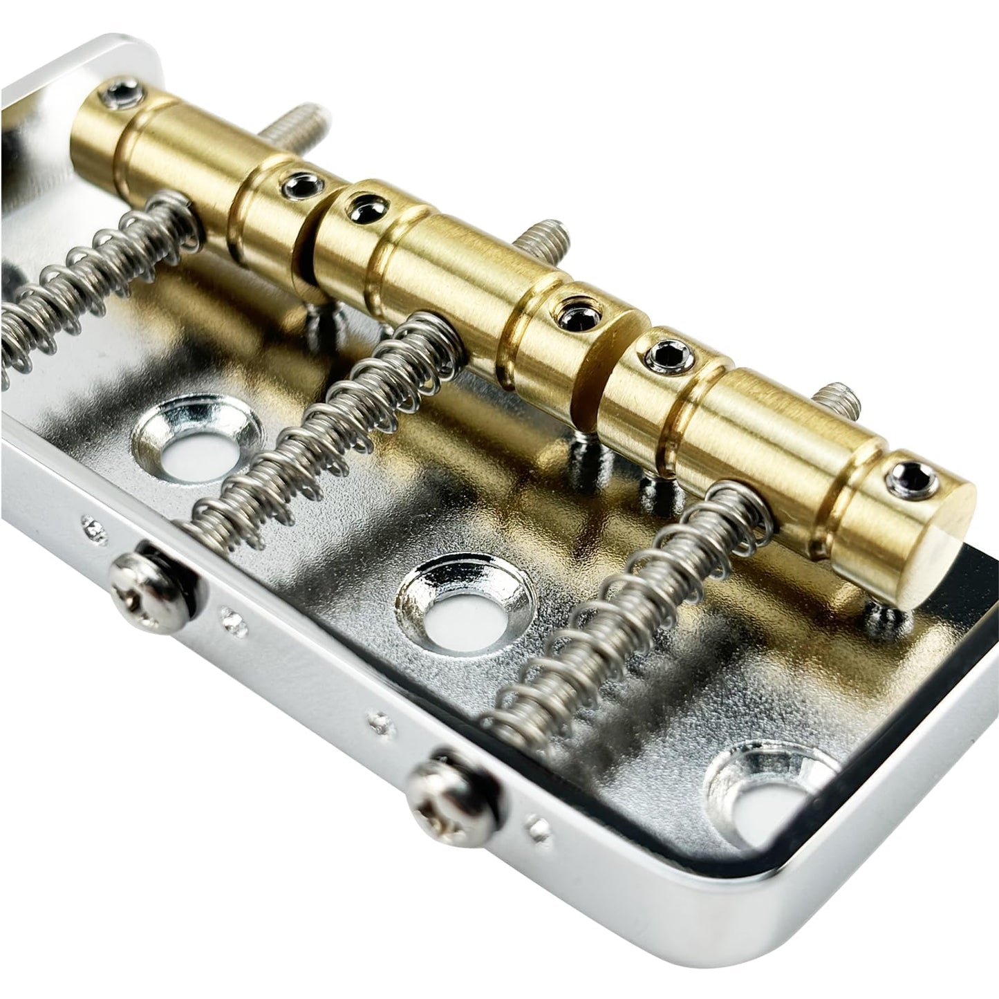 Ovsal 3-Pack Electric Guitar Brass Saddles 10.8Mm Brass Guitar Bridge Saddles Compatible With Vintage Style Fender Telecaster Te