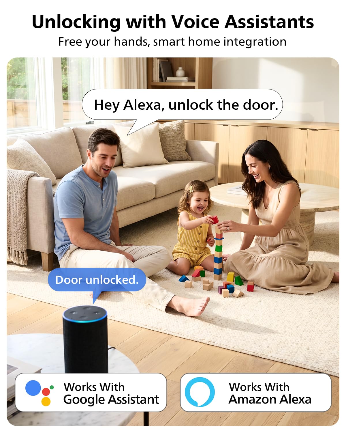 Philips Wi-Fi Smart Lock for Front Door, Keypad Door Lock with Handle, Built-in WiFi App Remote Control, Keypad Deadbolt Auto Lock for Front Door, Supports Alexa & Google, Matte Black