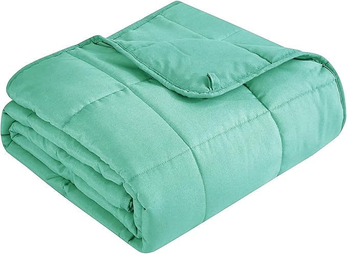 Topcee Weighted Blanket (5 lbs, 36" x 48") Cooling Throw Heavy Blanket for Sleeping Apply to 40-60 lbs, Soft Thick Breathable Blanket with Glass Bead, Easy Care