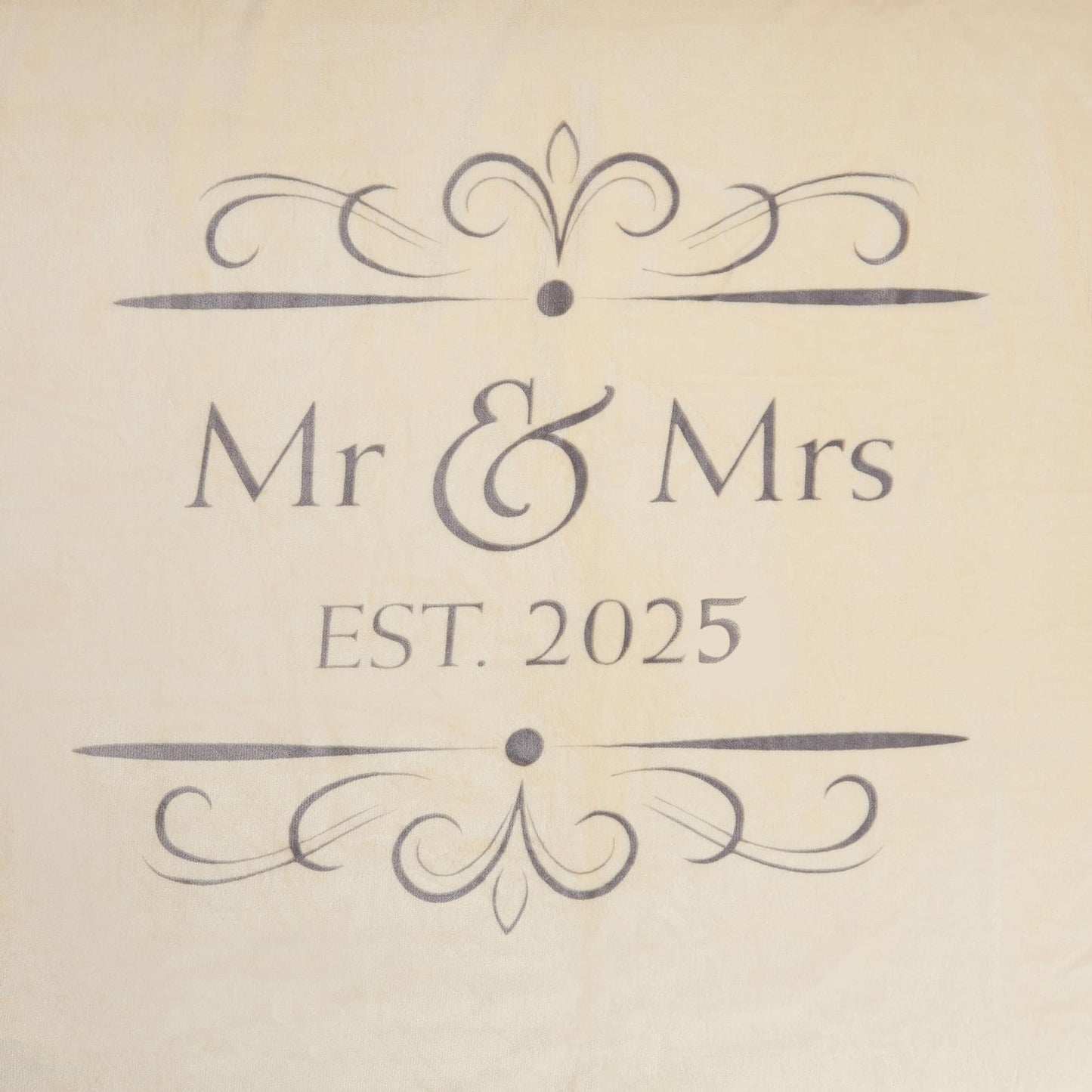 Soft Sentiments Outrageously Soft Reversible Velvet Ultra Plush Throw - 50 x 60 Inch - Mr & Mrs 2025