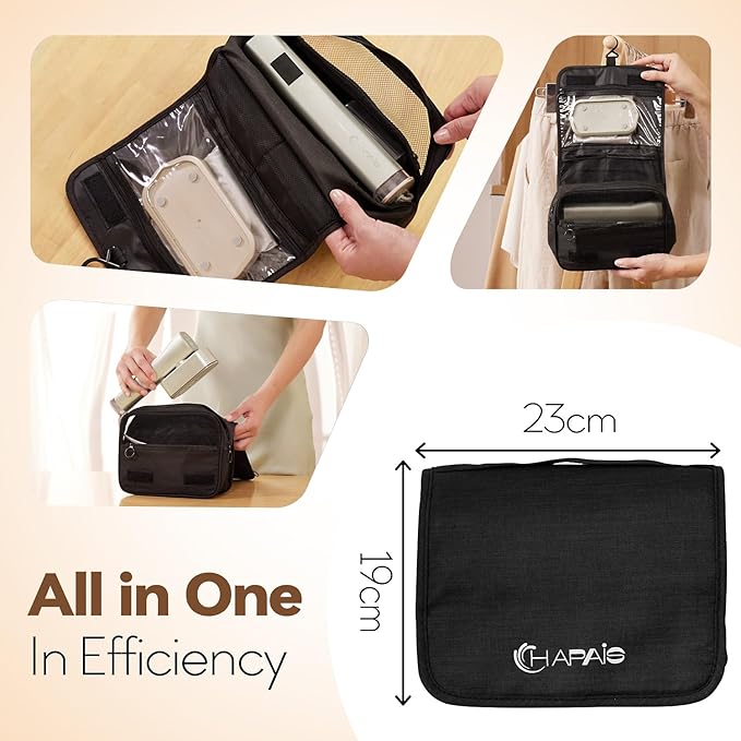 Steamer for Clothes,2-in-1 Clothes Steamer Handheld with 200ml Large Capacity,25 Min Continuous Use,4 Modes 1300W Travel Steamers with Storage Bag for Travel/Home