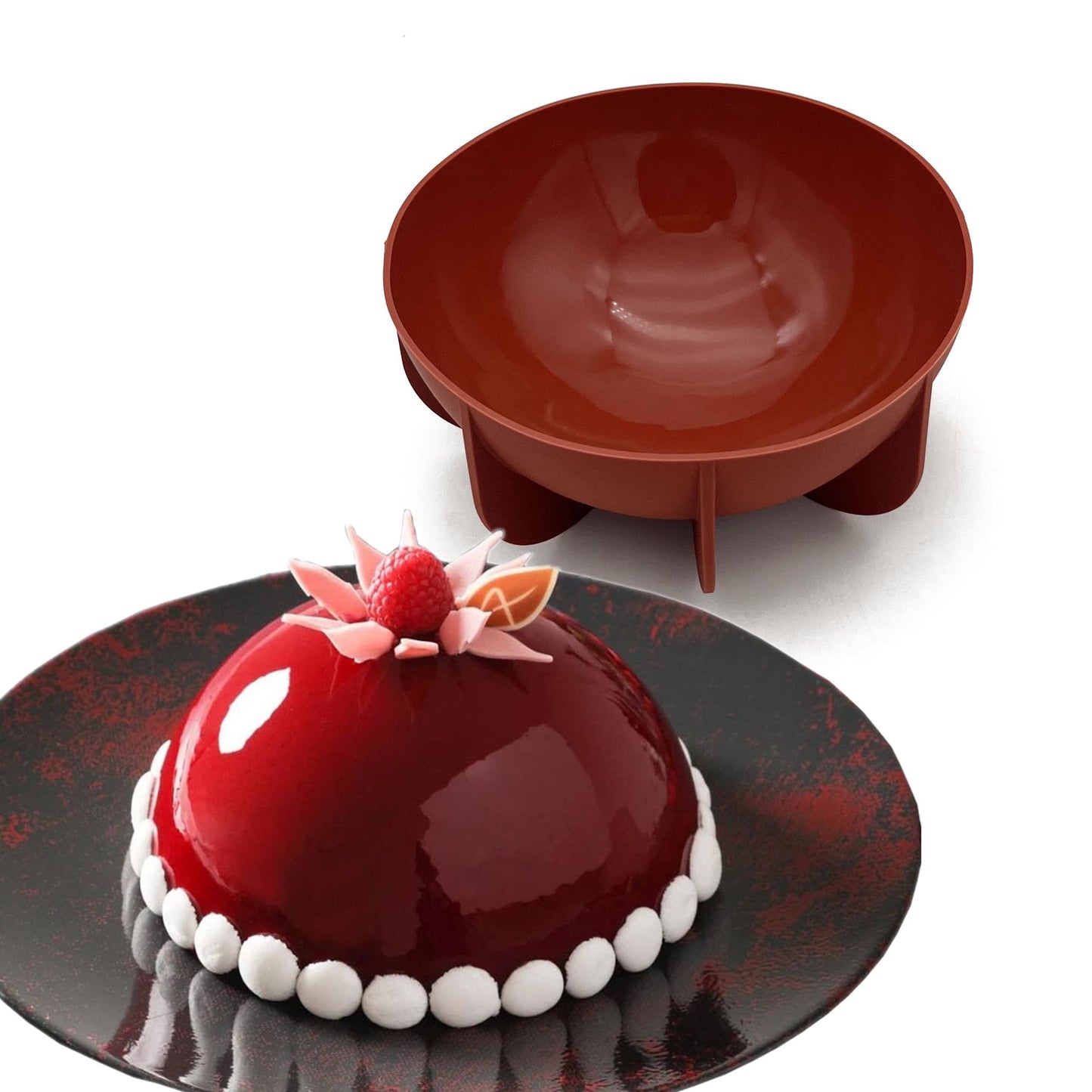 Silicone Dome Cake Pan 7 Inch Half Ball Baking Tray Nonstick Hemisphere Moussecake Mold Bread Mould Bake Form