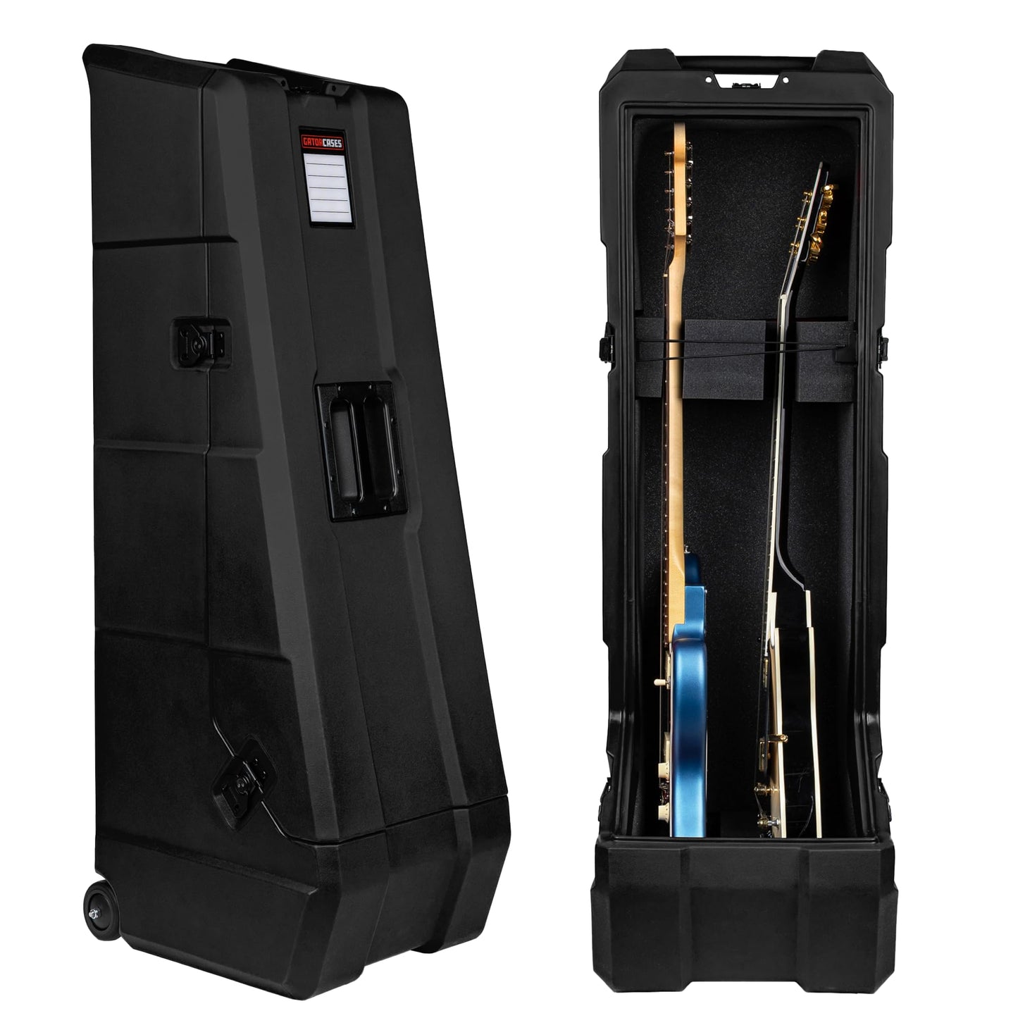 Gator Cases Mini Vault Guitar Case For Two (2) Electric Guitars; Rev 2 (Gtr-Minivault-E2R2)