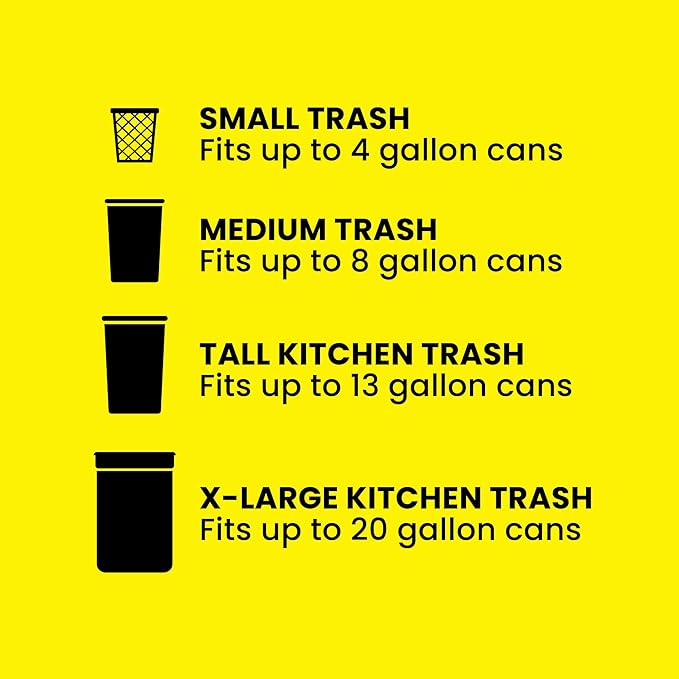 Glad ForceFlex Tall Kitchen Drawstring Trash Bags, 13 Gal, Fresh Clean, 80 Ct (Package May Vary)