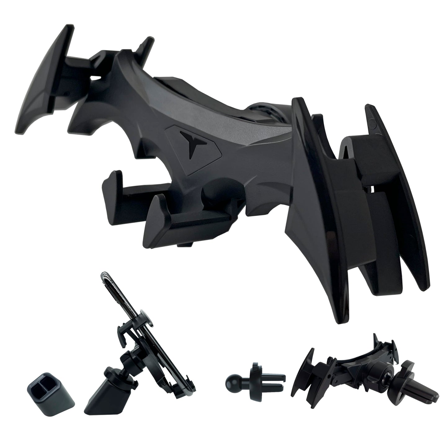 Ranguowen Bat Style 2-In-1 Car And Desk Phone Holder,Table Phone Holder Unique Cell Phone Mount For Desk Accessories For Men Gif