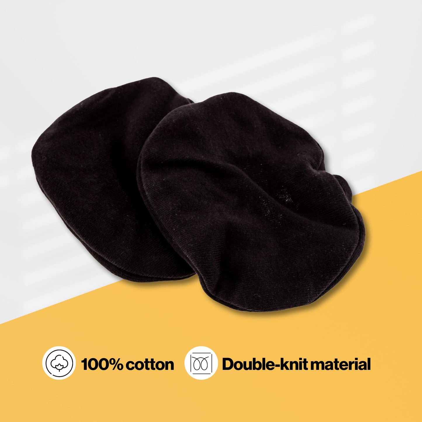 Kore Aviation 100% Cotton Headphone Ear Covers Washable Double Knit For Aviation Headset, Gym, Training, Racing, Gaming, Hunting