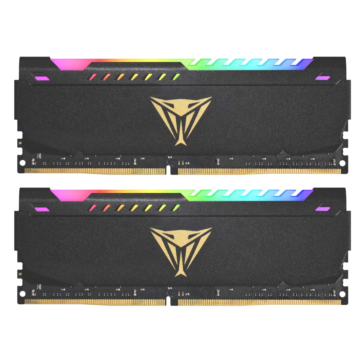 Patriot Viper Steel Rgb Ddr4 Ram 32Gb (2X16Gb) 3600Mhz Cl20 1.35V Udimm Desktop Gaming Memory Kit Compatible With Xmp - Pvsr432G