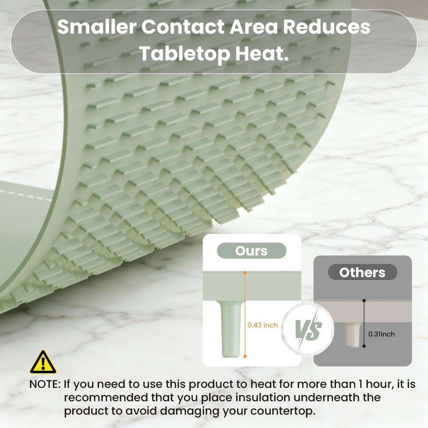 Warming Mat for Food, 24"x15" Food Warming Mat 6 Temperature & Timer Settings Upgrade Graphene Fast Full Surface Heating-Versatile Food Warmer for Gatherings, Parties, Everyday Use-Slate Gray Green