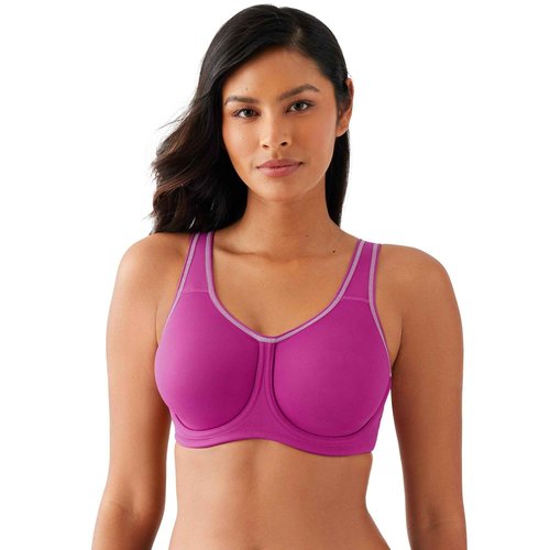 Wacoal Women's Simone Sport Unlined Full Coverage Underwire Sports Bra, 855170