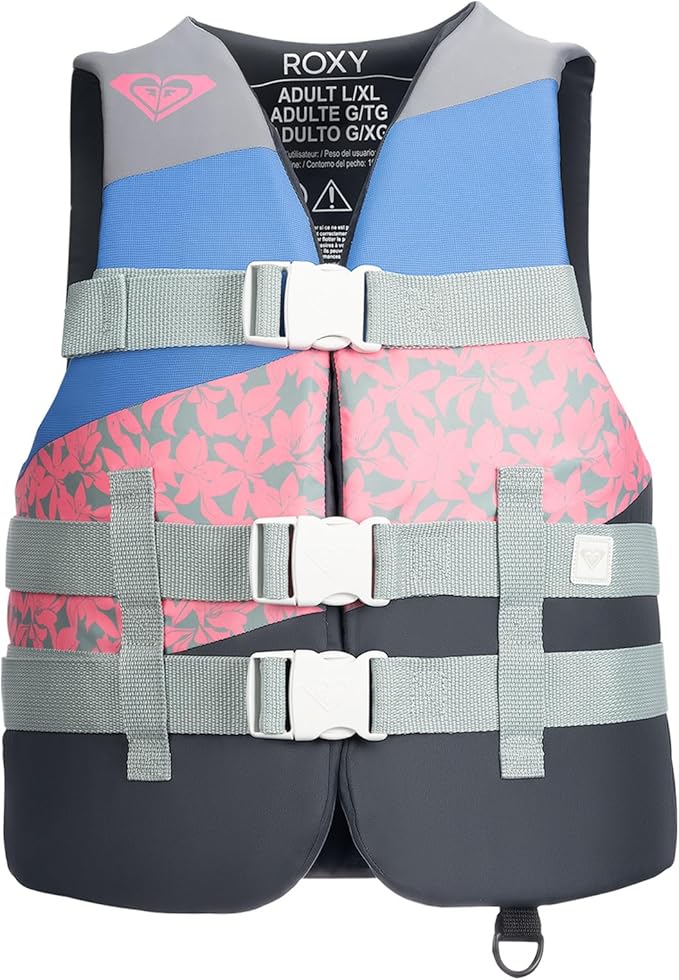 ROXY Women’s Life Vest, USCG Approved Type III PFD, Light-Weight EPE Foam Life Jacket for Fishing, Boating and Kayaking Wa...