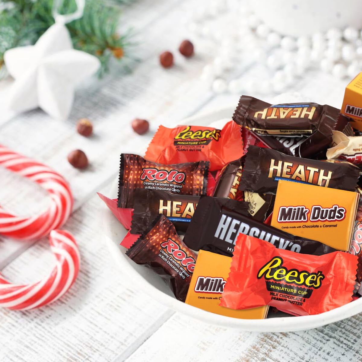 Chocolate Candy Variety Pack, 5lb Pack of Bulk Chocolate Candy Individually Wrapped, Great Chocolate Mix for Holiday Celebrations, Perfect Assorted Chocolate Candy Variety Pack for Parties and Gifts