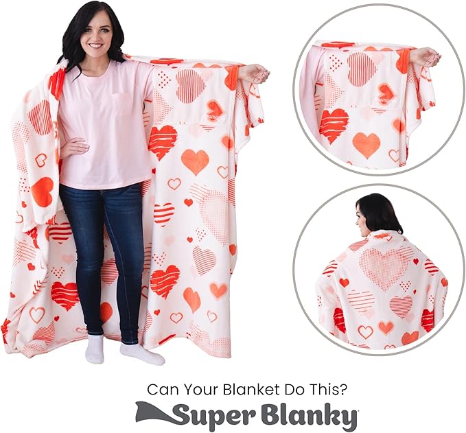 Wearable Blankets for Women, Adult Wearable Blanket Men, Valentine's Day Gifts for Her, Wife Birthday Gift Ideas