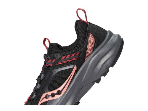Saucony Women's Excursion TR17 Hiking Shoe, Black/Shadow, 9.5 Wide