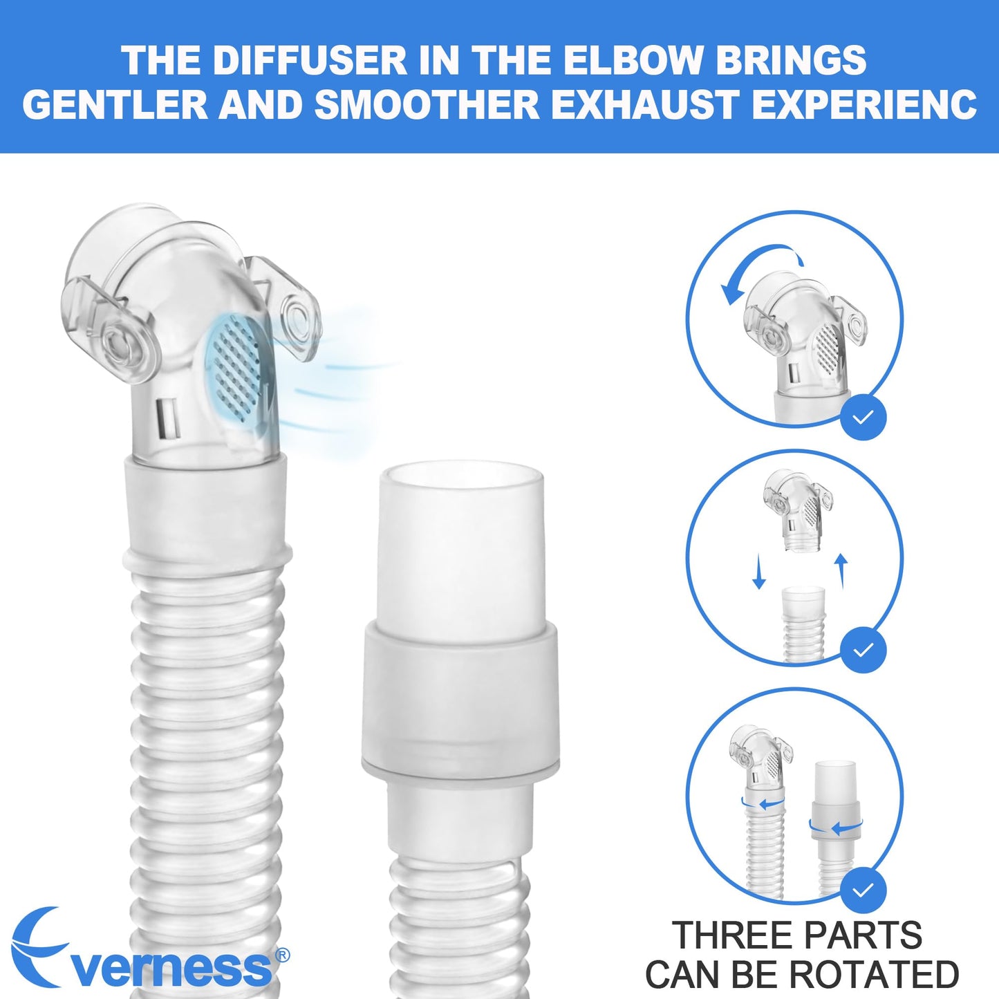 Replacement Set for N20, Tube Frame Assembly, Snugly Fit & Reliable Seal Replacement Kit Supplies by Everness (No Cushion)