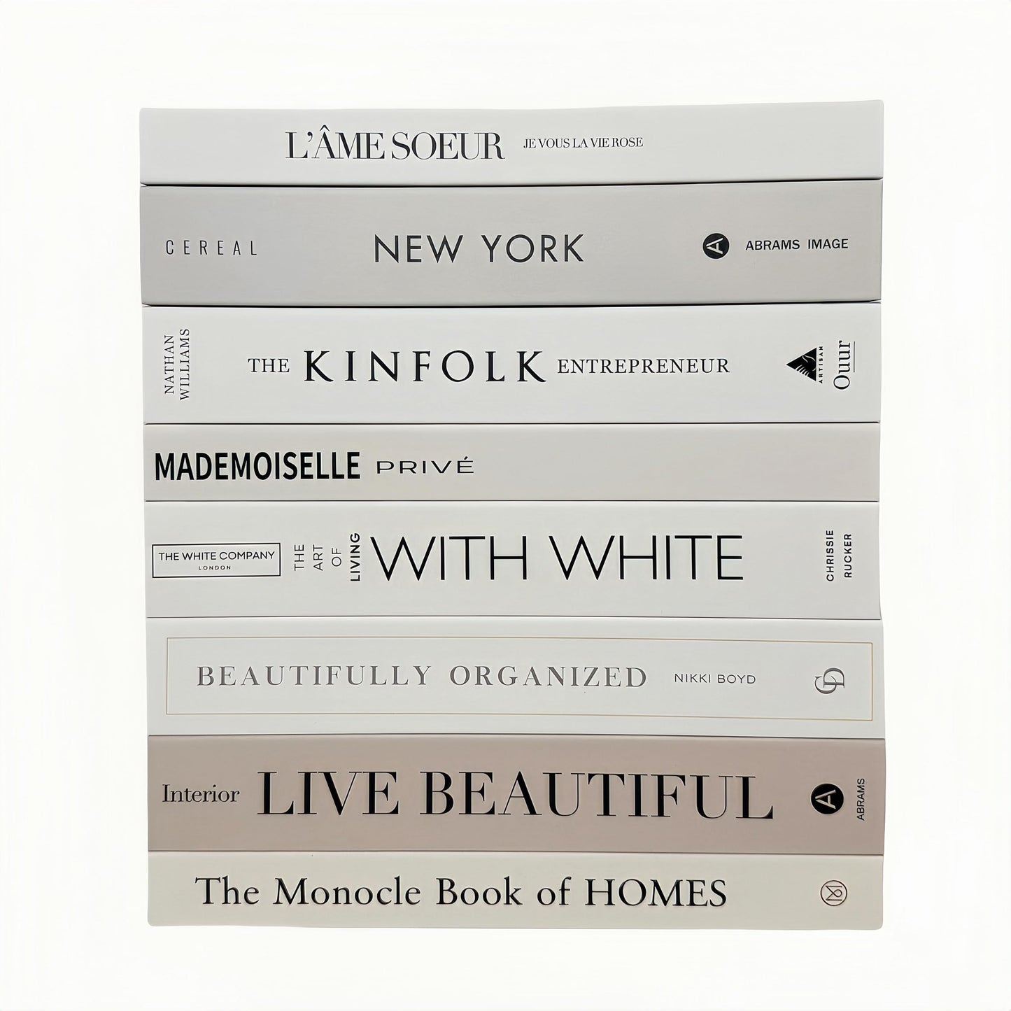 8 Pack Decorative Books, Ediactcyl Decoration Faux Books for Hardcover Home Decor | Fake Book Stacks Display for Bookshelf Room Decor (M27)