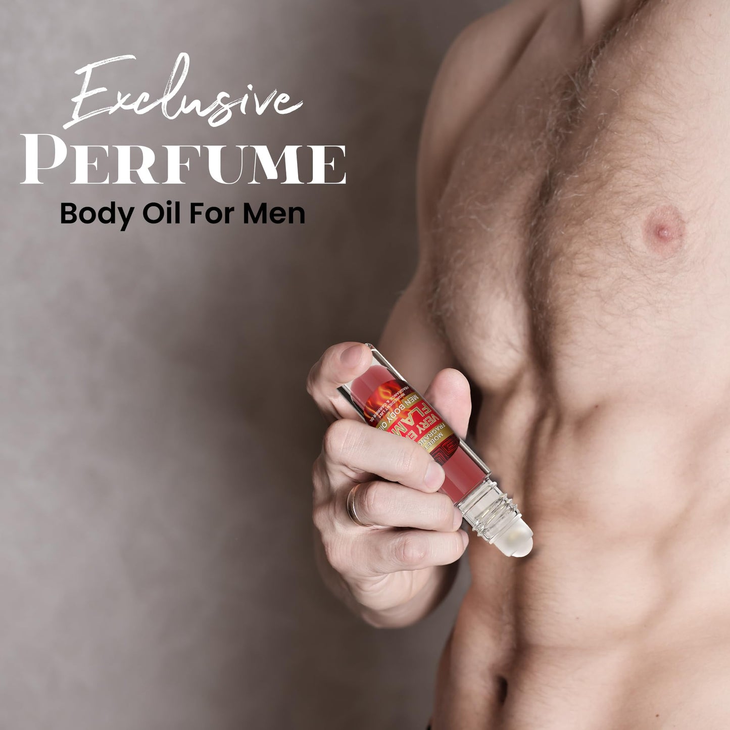 MOBETTER FRAGRANCE OILS Very Erus Flame Men Body Oil (10ml Roll On), Travel Size, Aquatic Scent, Top notes are Mandarin Orange, Madagascar Pepper, Lemon, Chinotto and Rosemary