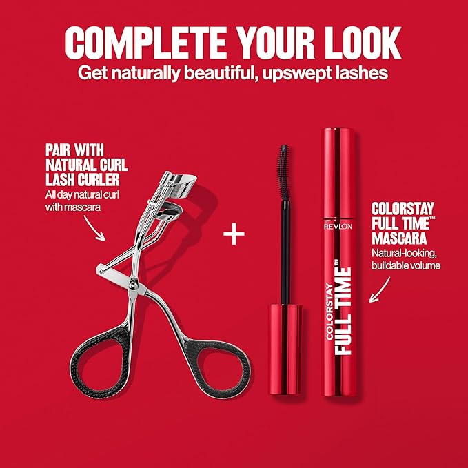 Revlon ColorStay Full Time Mascara, Volumizing Eye Makeup, 24 Hour Wear, Smudge-Proof, Non-Clumping and Flake-Free Formula, 403 Natural Brown