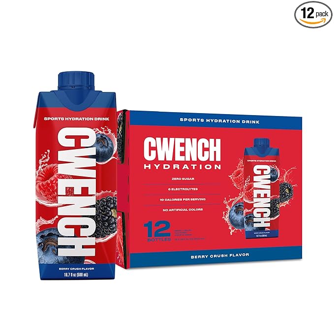 Cwench Ready To Drink Berry Crush 12x16.9oz