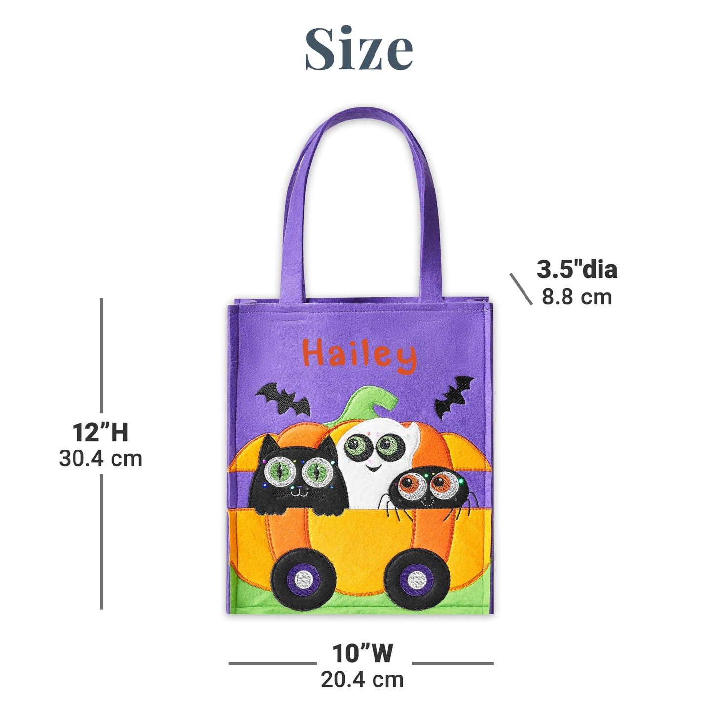 Let's Make Memories Personalized Light-Up Halloween Trick-or-Treat Bag - Pumpkin