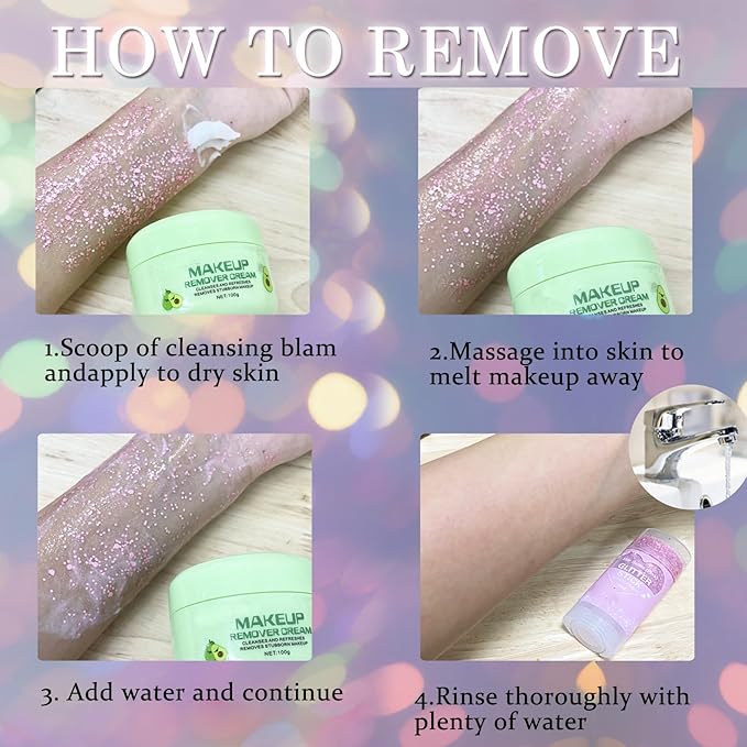 Chameleon Green Body Hair Glitter Stick,Gold Green Face Glitter Elphaba Costume Accessories,Waterproof Shimmer St Patrick's Day Outfit for Women,Mardi Gras Rave Singer Concert Makeup