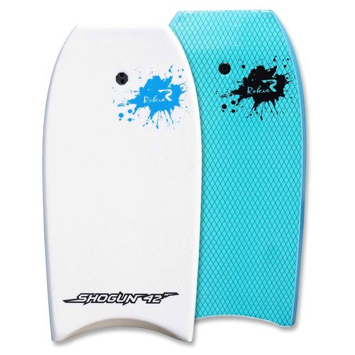 Rokia R Bodyboard for Beach Include Leash 42 Inch Body Board with Durable EPO Core Reticular Structure Board Great Surfing for Teens and Adult