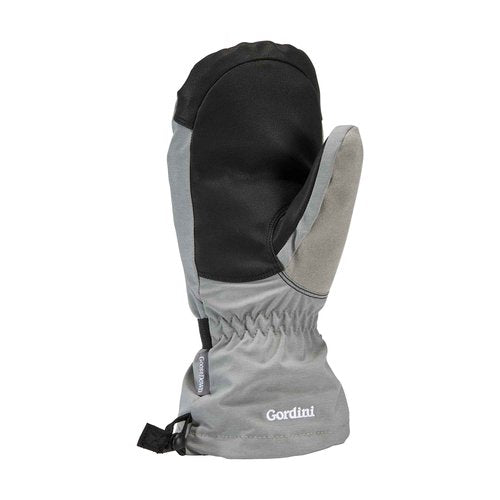Gordini Women's AquaBloc Down Gauntlet Mitten, Clay Grey/White, Small