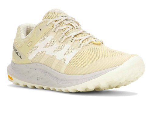Merrell Women's Antora 3 Trail Running Shoe, Cream, 8.5