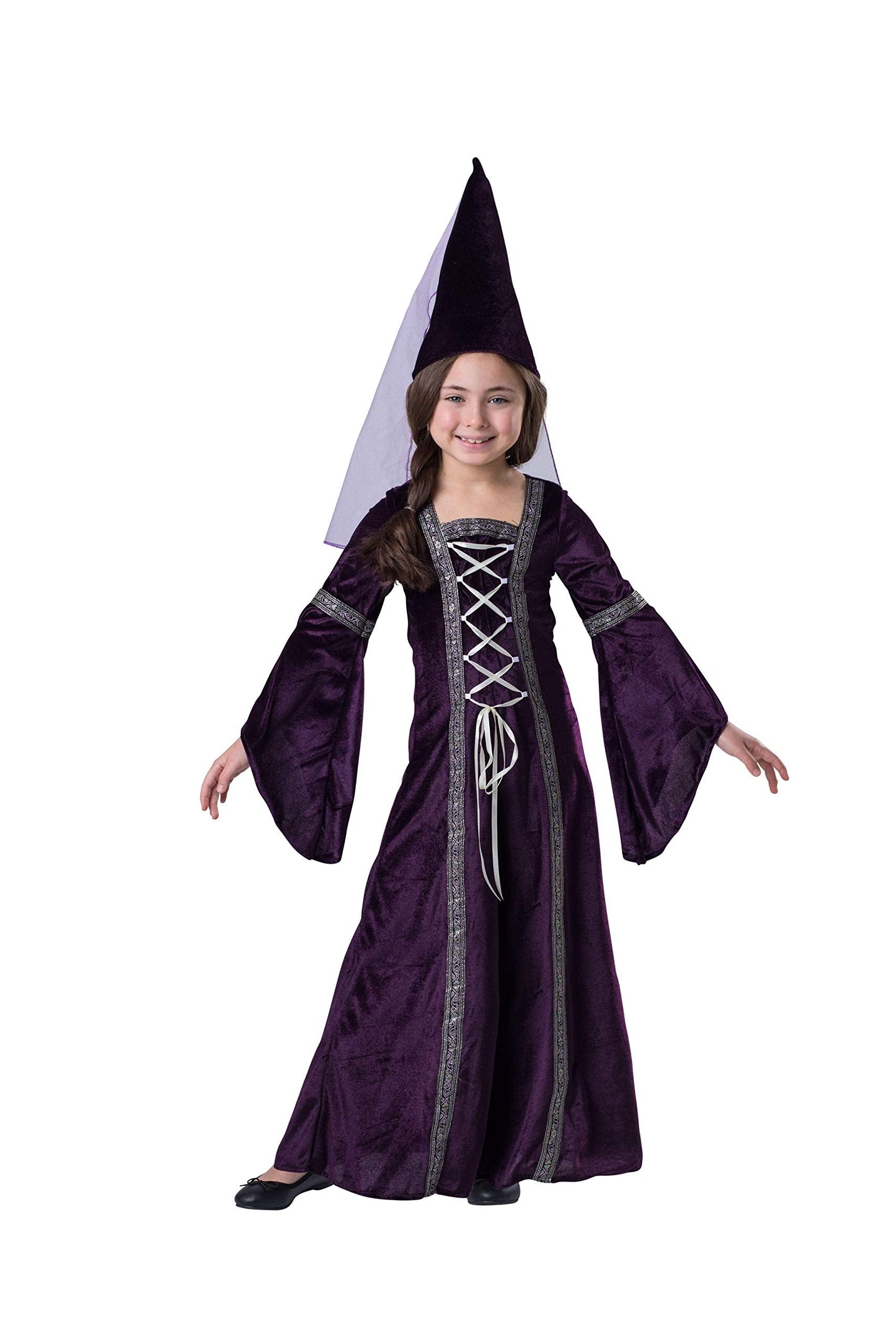 Dress Up America Renaissance Costume for Girls - Medieval Princess Costume for Kids - Renaissance Dress Up Set
