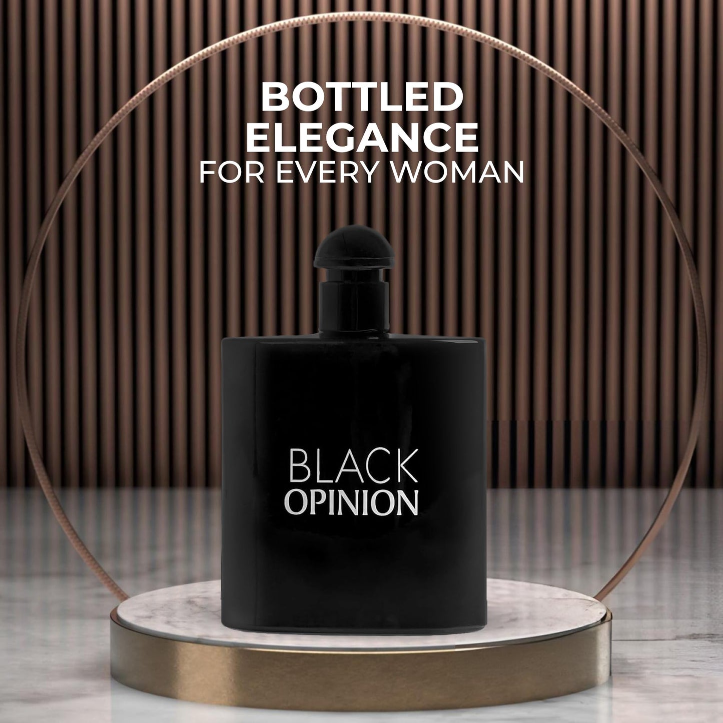 AFLUXE Black Opinion Perfume for Women Sweet and Irresistible Eau de Parfum Natural Spray Long Lasting 3.4 Fl Oz Fragrance for Daily Elegance