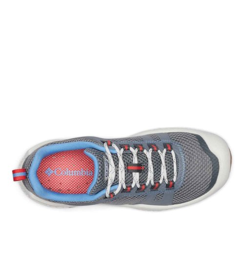 Columbia Women's PFG Pro Sport, Grey Ash/Sunset Red, 8.5