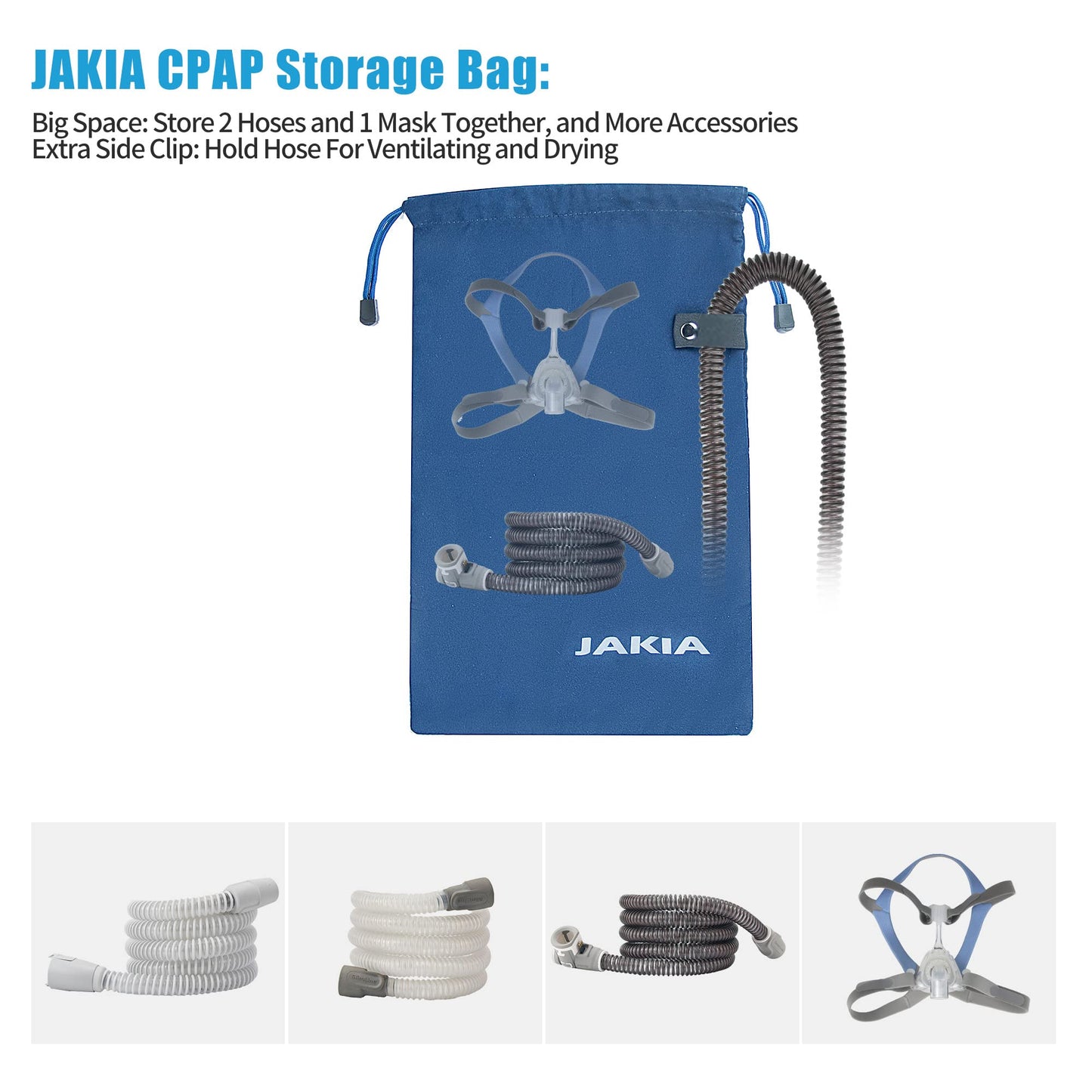 JAKIA CPAP Hose Tube Dryer Cleaning KIT_Water Moisture Cleaner_Drying Water in Minutes_CPAP Supply Accessory