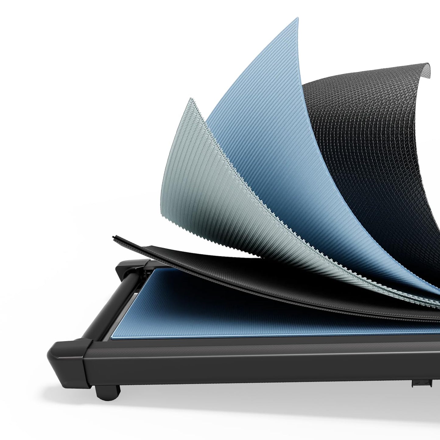 DeerRun Treadmill-Walking Pad-Under Desk Treadmill, 3 in 1 Folding Treadmill, 3.0HP Quiet Foldable Portable Treadmill, 300 lbs Capacity Treadmills for Home Small Spaces with Remote Control and APP