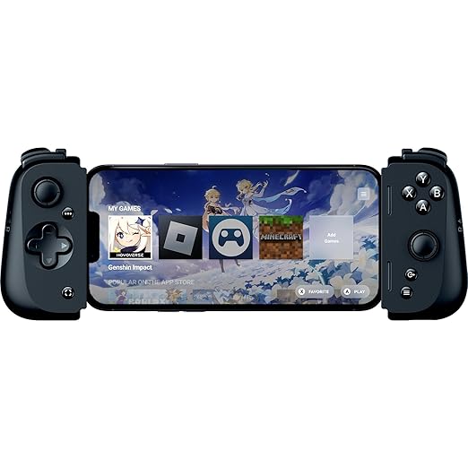 Razer Kishi V2 Mobile Gaming Controller for iPhone (Lightning): Console Quality Controls - Universal Fit w/ Extendable Bri...