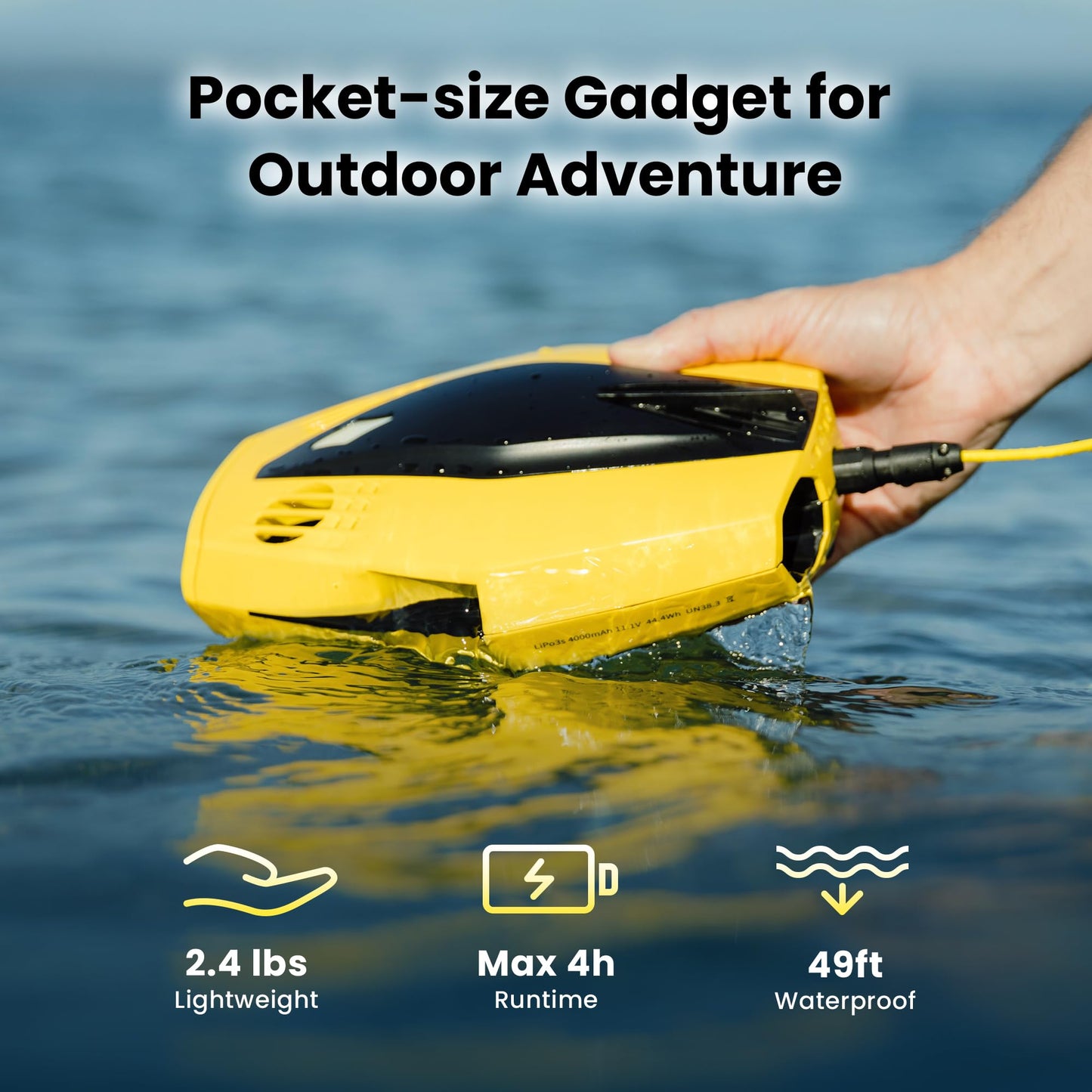 Chasing Dory Underwater Drone - Palm-Sized 1080P Full Hd Underwater Drone With Camera For Real Time Viewing, App Remote Control