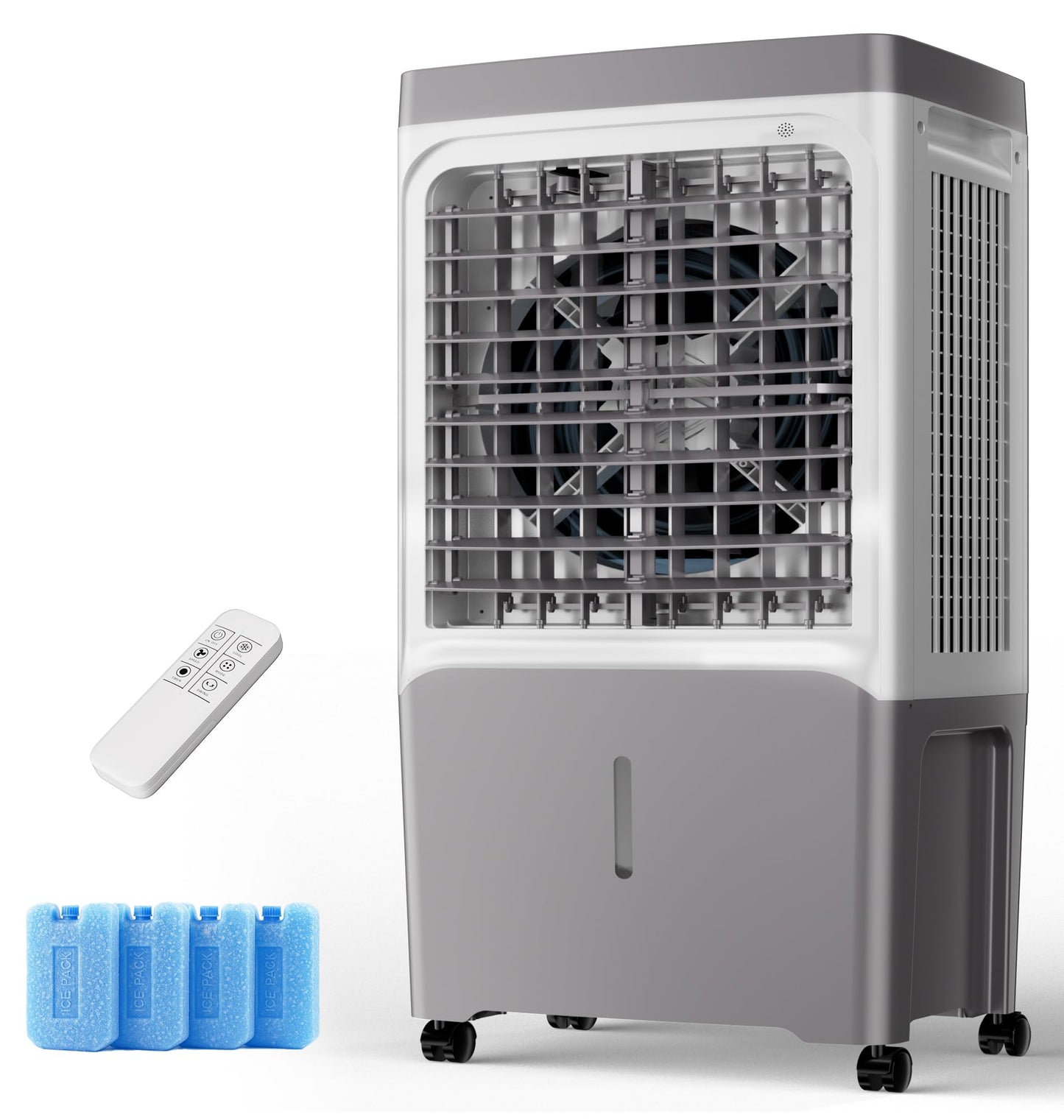 Uthfy Swamp Cooler, 2800 Cfm Evaporative Air Cooler With 7 Gal Water Tank, Remote Control, 12 H Timer, 120 Oscillation, 3 Speed,