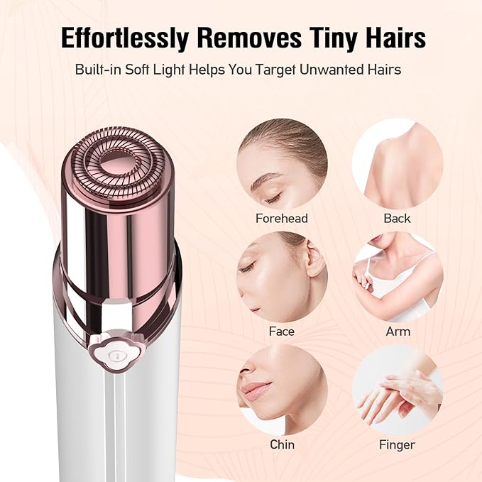Facial Hair Removal for Women, SEIHAI Hair Removal Device, Face Razors for Women, Personal Care Products/Facial Hair Remover for Face, Lip, Chin, with a Branded Storage Bag