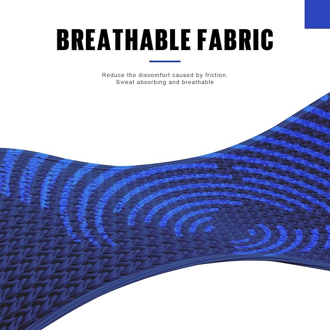 WalkHero Plantar Fasciitis Insoles - Medium Arch Support Inserts for Men & Women with Comfort Cushion | Orthotic Inserts to Relieve Foot Pain and Provide Shock Absorption (Blue) Mens 13-13 1/2