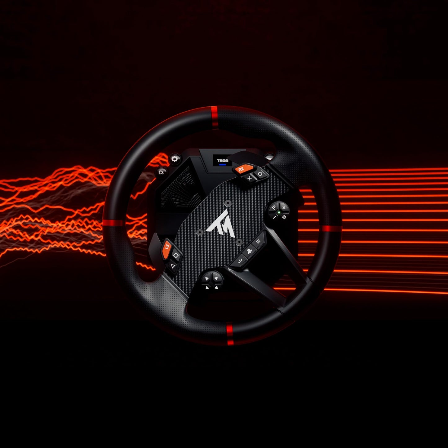 Thrustmaster T598 Racing Wheel for PS5, PS4 & PC - 5 Nm Direct Drive Steering Wheel with Pedals Set, Realistic Sim Driving Experience with Force Feedback