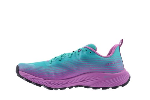 INOV8 Women's Trailfly Speed - Trail Running Shoes - Aqua/Purple - 8.5 Wide