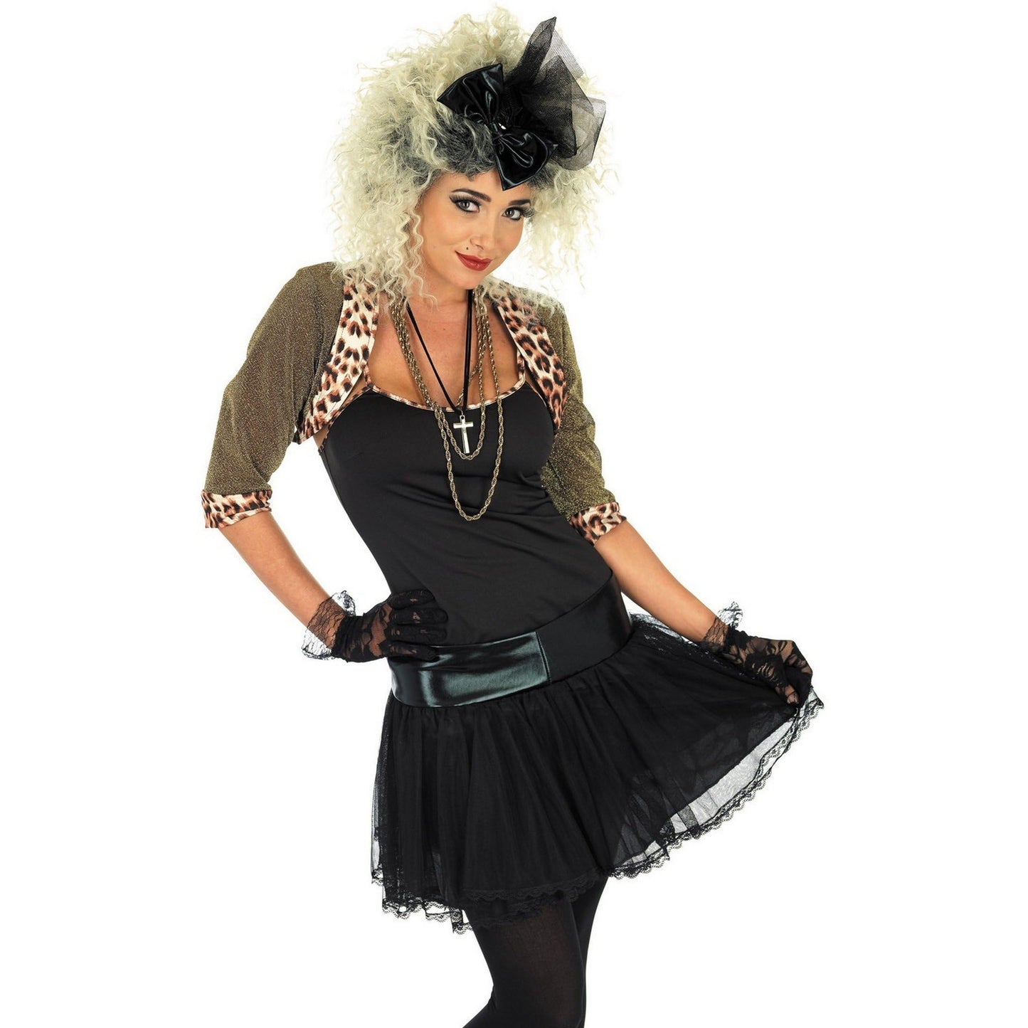 fun shack 80s Pop Star Costumes for Women, Vintage Pop Star Outfit 80s, Halloween Costume for Women, Small
