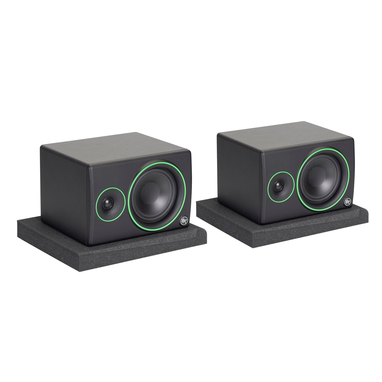 Gator Frameworks Pair Of (2) Acoustic Foam Isolation Pads For Studio Monitors, Fits 6.5 Speakers (Gfw-Isopad-Md)