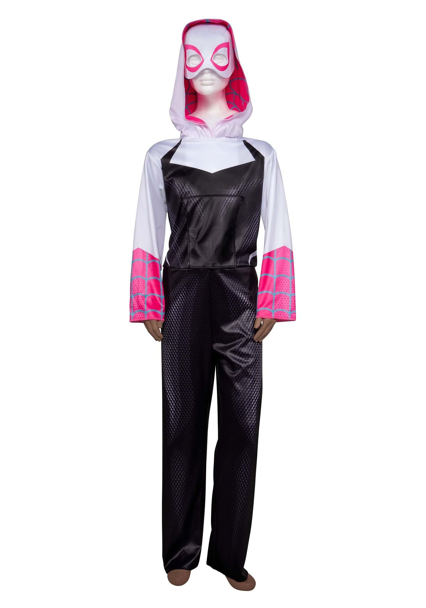 Marvel Spider-Gwen Official Youth Adaptive Costume - Costumes with Adaptive Features (Wheel Cover Sold Separately) (S) Multi