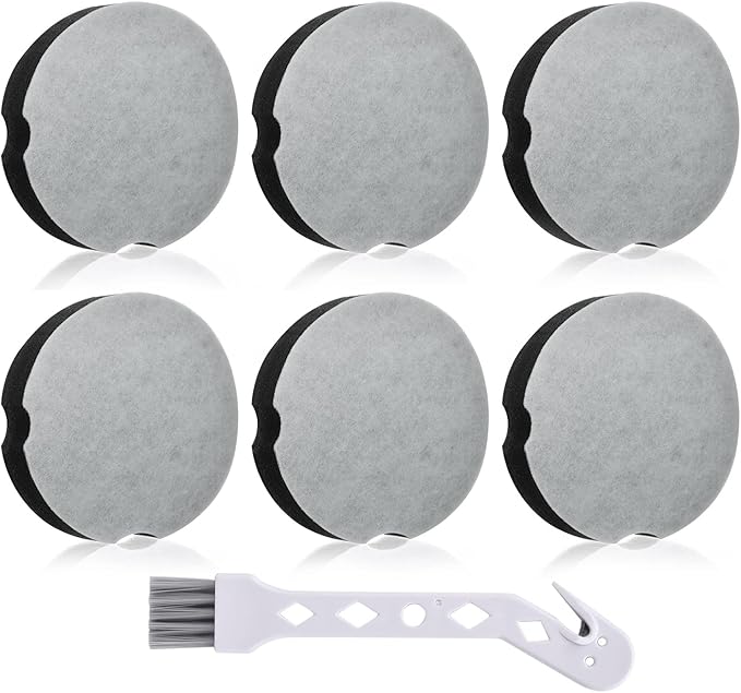 Anewise 6 Pack Filter Replacement for Bissell Cleanview Compact Turbo 3508 3437F Powerforce Compact Lightweight Upright 21...