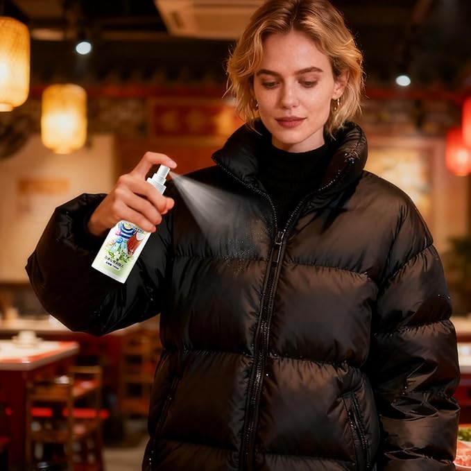 Clothes Spray Freshener | 100ml Washless Odor Eliminator - Flower Scent Fabric Refresher Spray - for Down Jacket Garment Care Shoe Hat Sofa Travel Home Winter