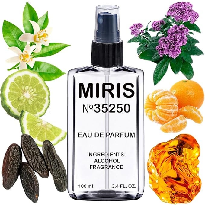 MIRIS No. 35250, Inspired by Code Colonia, Long-Lasting Eau de Parfum for Men, Spray 3.4 Fl Oz / 100 ml