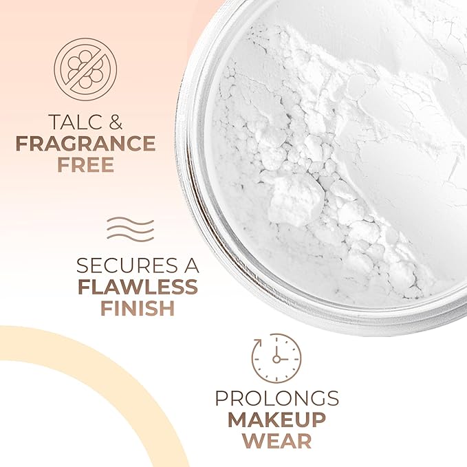 FLAWLESS COMPLEXION KIT (PINK BISQUE) Full Size Mineral Makeup Set Matte Foundation Bare Face Sheer Powder Cover