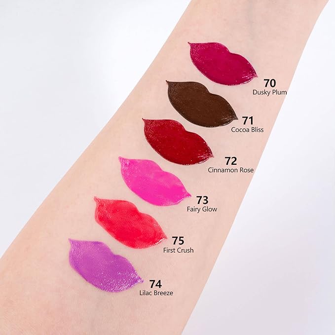 Classic Red Moisturizing Lipstick – Hydrating Creamy Lip Color for Dry & Sensitive Lips, Lightweight Glossy Tinted Balm, Long-Lasting Lipstick for Women (First Crush)