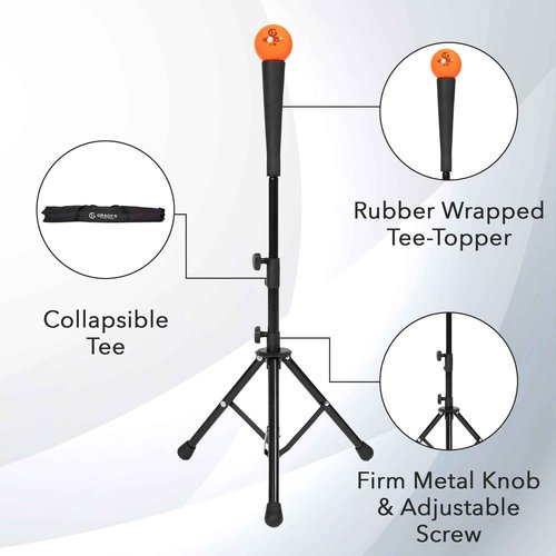 Ultimate Training Bundle-Hitting/Pitching 7x7 Net with Strike Zone | Adjustable Tee | Ball Caddy | 3 Soft-Shell Training Balls