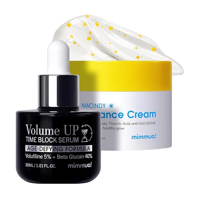 NIACINDY Radiance Capsule Cream & Volume Up Time Block Serum